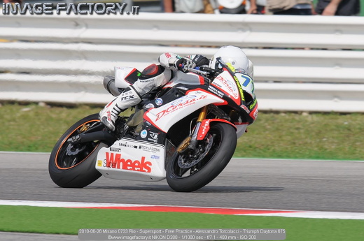 2010-06-26 Misano 0733 Rio - Supersport - Free Practice - Alessandro Torcolacci - Triumph Daytona 675